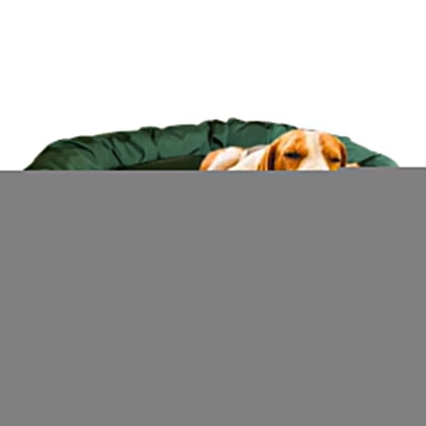 Dog Bed Round Bolster Armor™ 'Happy Pawlidays'