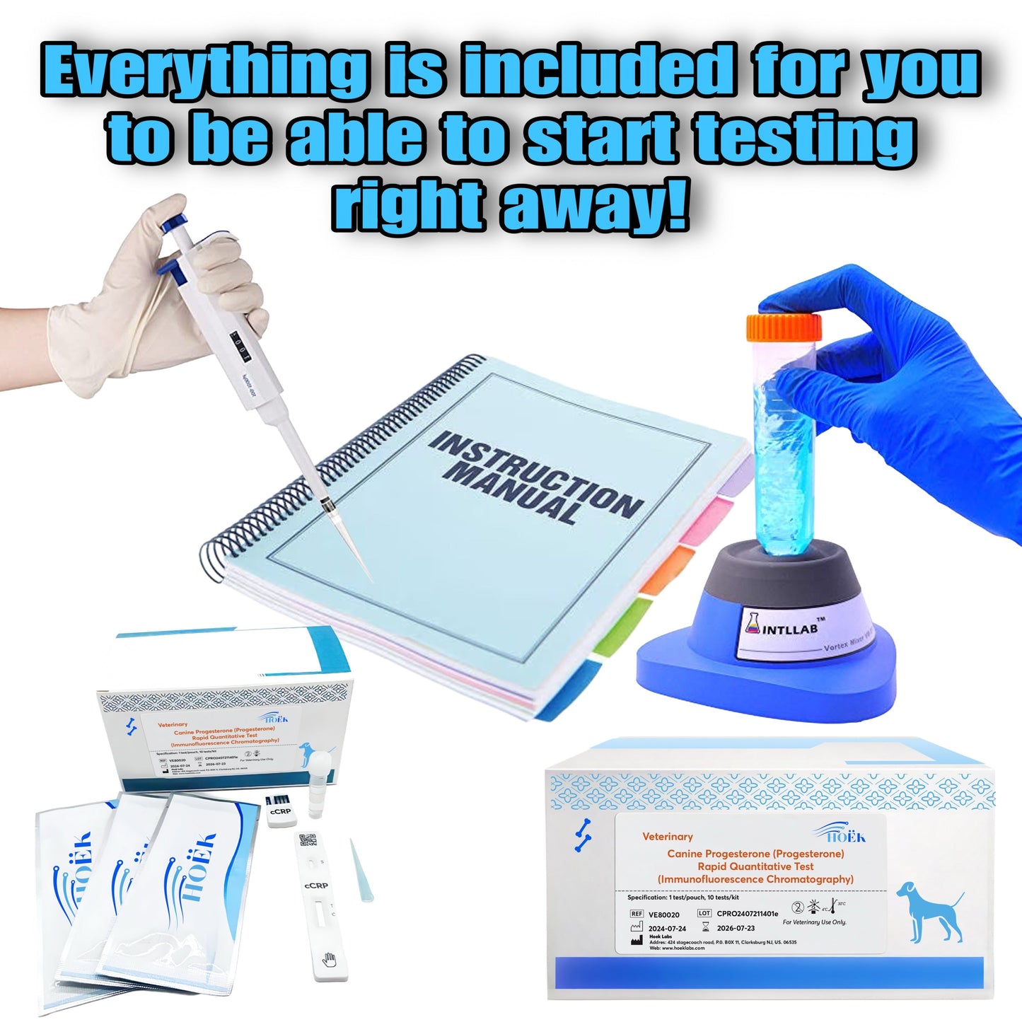 Hoëk VET-IF 1 Veterinary Immunofluorescence Analyzer (Tests for canine progesterone & pregnancy)* PRE-ORDER*