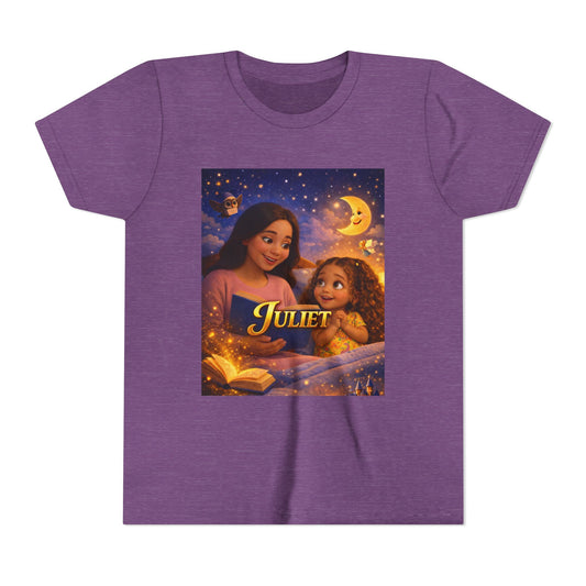 "Juliet" Youth Tee — Storytime Night Sky Graphic