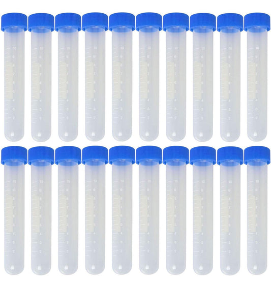 10ml Plastic Centrifuge Tubes, [50 count] (wont fit mini centrifuge)