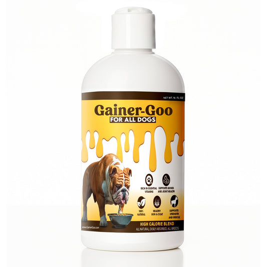 (16oz)  Gainer-GOO (for All Breeds) High Calorie Fat Liquid Weight Gainer