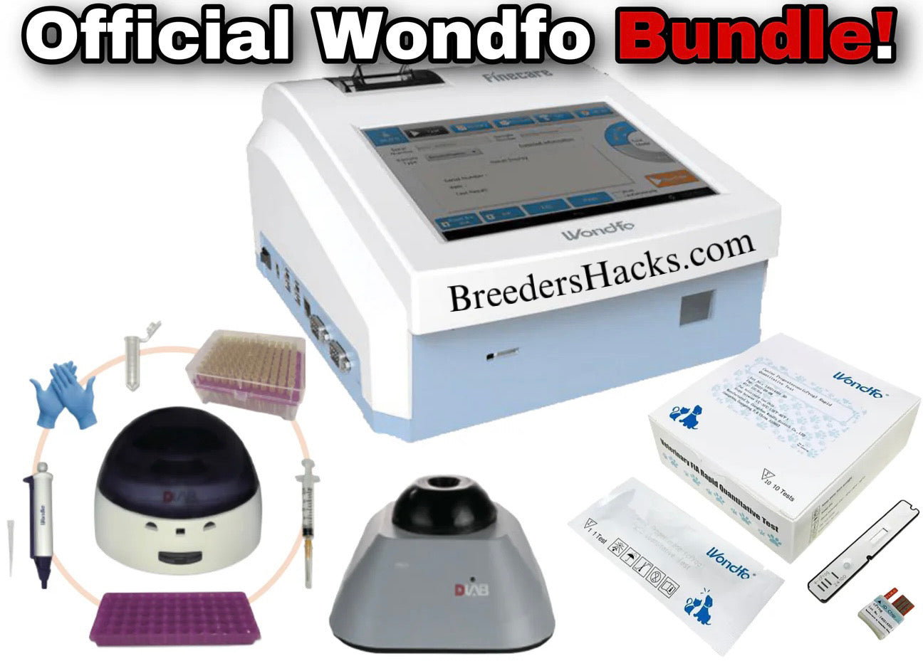 (No longer selling, No longer Supported or used by Breeders Hacks!)… Wondfo Finecare