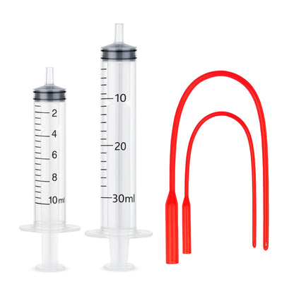 Puppy Feeding Support Kit – Includes 10ml & 30ml Syringes with 5FR and 8FR Tubes – for Newborn and Small Breed Puppies