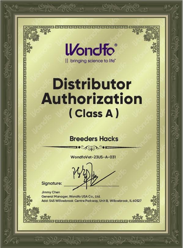 (No longer selling, No longer Supported or used by Breeders Hacks!)… Wondfo Finecare