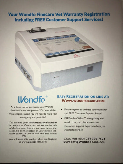 (No longer selling, No longer Supported or used by Breeders Hacks!)… Wondfo Finecare